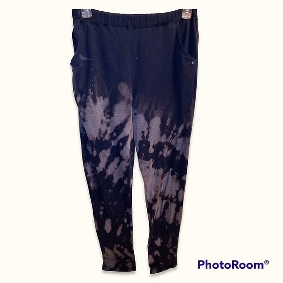 🤑Bobbie Brooks Upcycle Tie-Dye Stretch Jogging Pants w/Pockets *DETAILS* - Picture 2 of 6